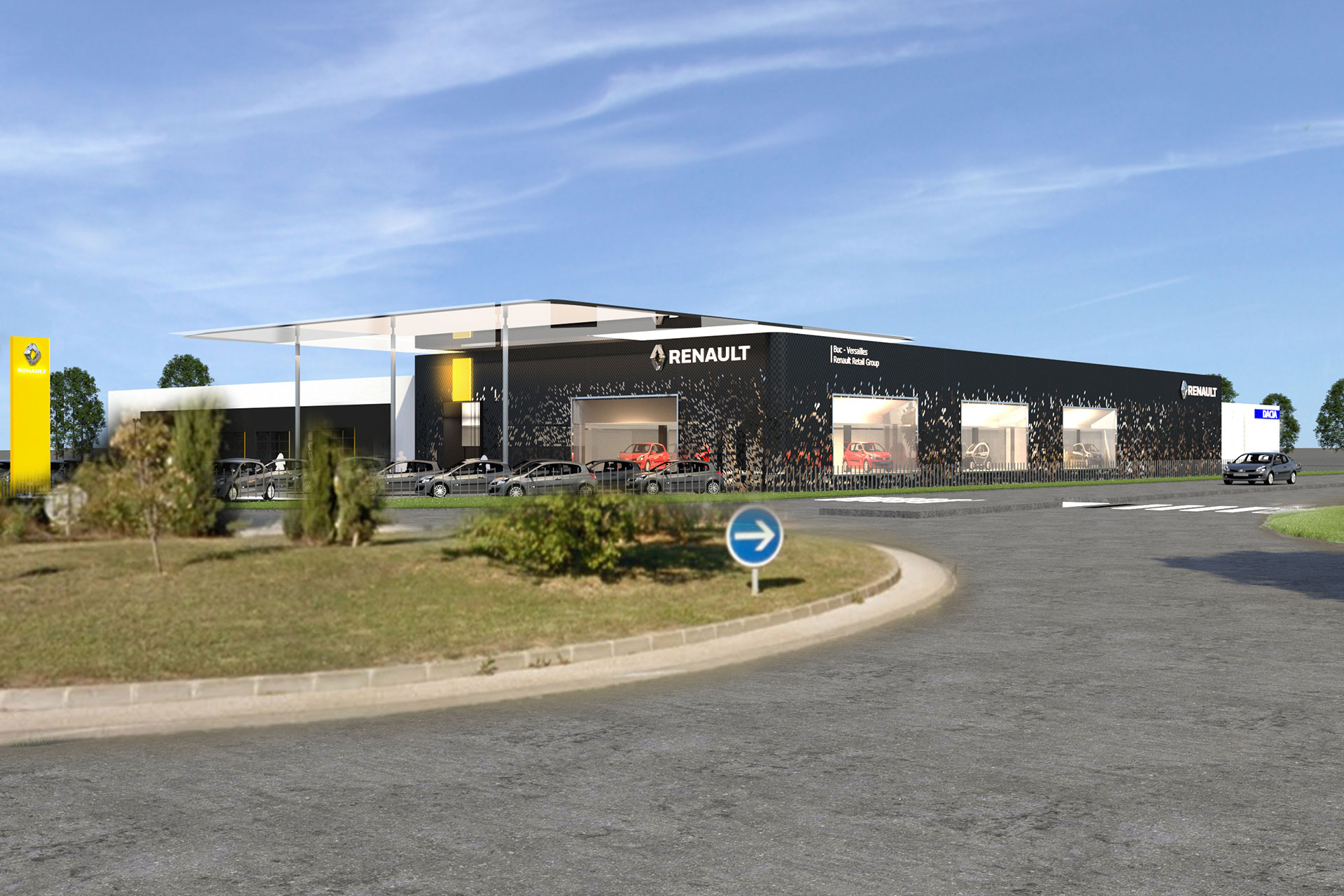 Travailler dans une concession Renault SAA Architectes